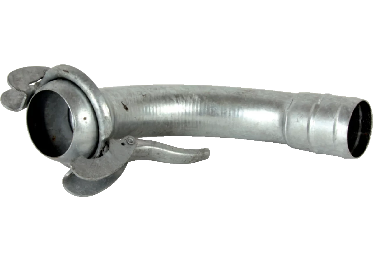 VT Rohrbogen System Bauer, 90 Grad, 4 Zoll, für Schlauch 110 mm verzinkt GartenShop24