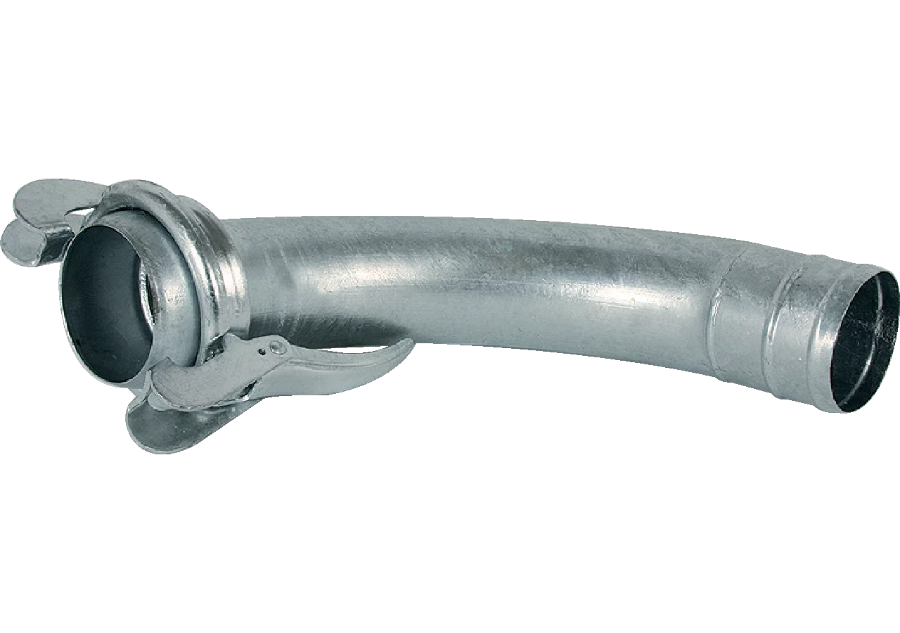 VT Rohrbogen System Bauer, 90 Grad, 6 Zoll, für Schlauch 152 mm verzinkt GartenShop24
