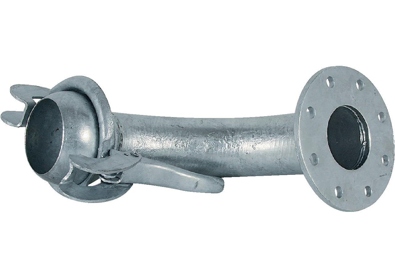 VT Rundflanschbogen System Bauer, 90 Grad, 4 Zoll, LK 180 mm verzinkt GartenShop24