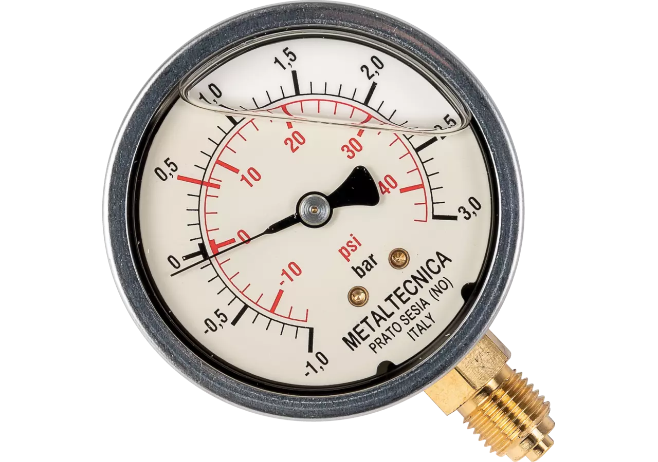 Mano-Vakuummeter AD 63 m, Anschluss 1/4 Zoll unten MZ 0360 MZ