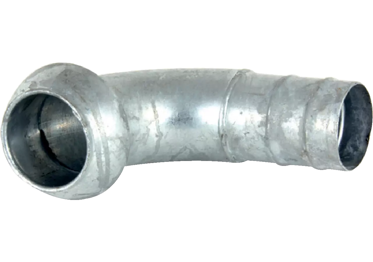 VT Bogen System Perrot, 90 Grad, 5 Zoll, für Schlauch 127 mm verzinkt Perrot