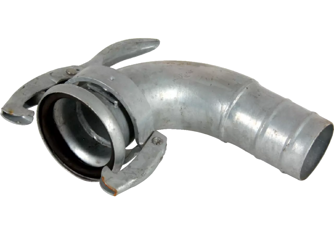 MT Bogen System Perrot, 90 Grad, 6 Zoll, für Schlauch 152 mm verzinkt Perrot