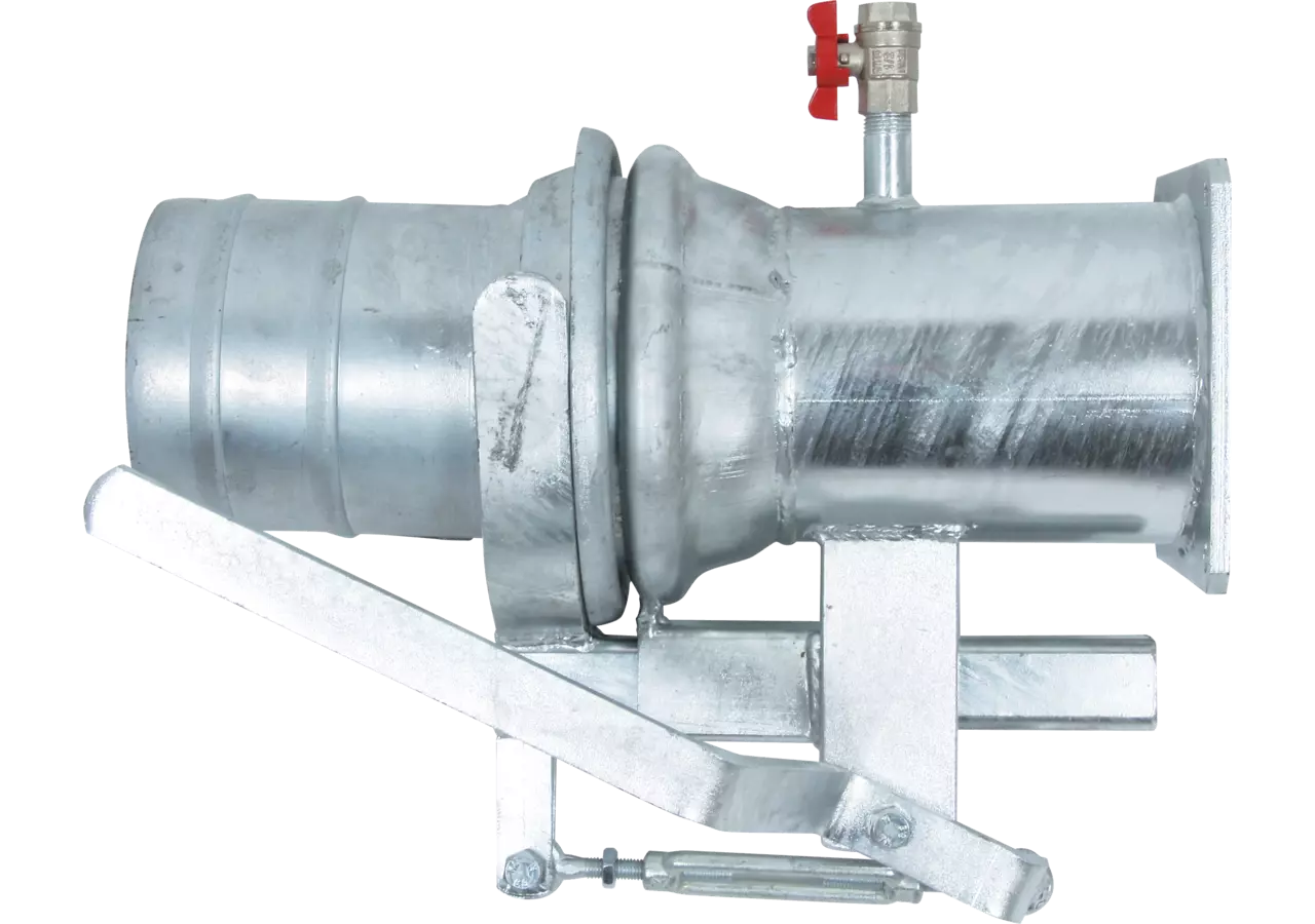 Becher-Schnellkuppler ita. System, 6 Zoll, LA 150 mm, verzinkt mit Dichtring GartenShop24