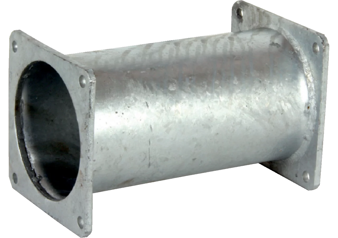 Mauerdurchführung 6 Zoll, 2 x Flansch, L 300 mm, verzinkt GartenShop24