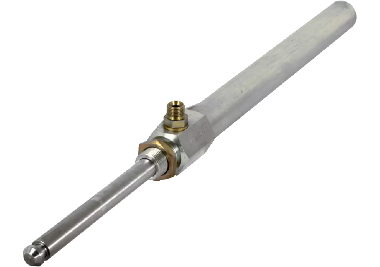 Öffnungszylinder 6 Zoll, einfachwirkend, 150 mm Hub, Kolbenstange 20 mm MZ GartenShop24