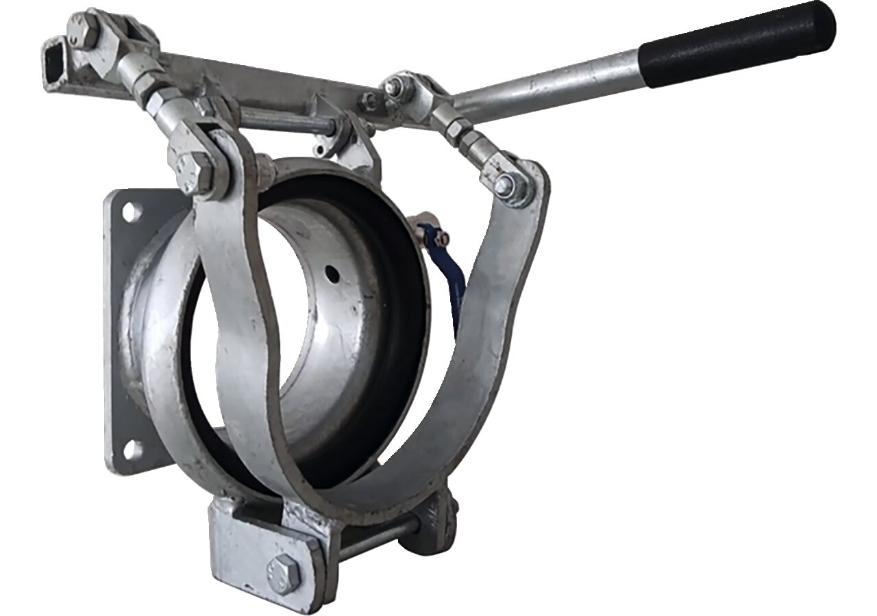 Becher-Schnellkuppler ital. System, 8 Zoll, LA 180 mm, verzinkt mit Dichtring GartenShop24