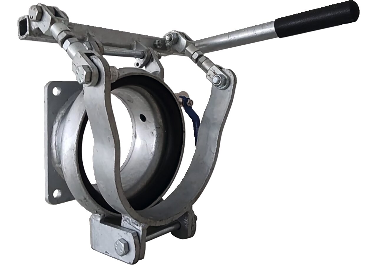 Becher-Schnellkuppler System Perrot, 8 Zoll, LA 180 mm, verzinkt mit Dichtring GartenShop24