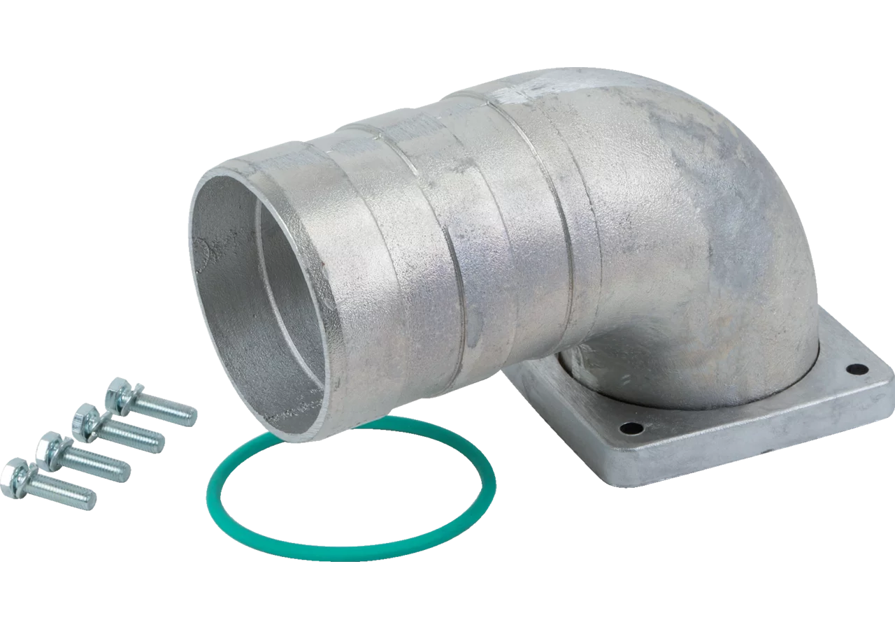 Schlauchanschluss AD 100 mm, gebogen Jurop 1852104000 Jurop