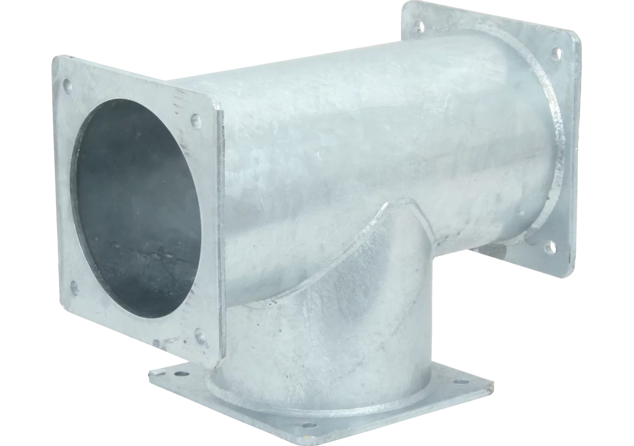 T-Stück 3 x 8 Zoll, LA 180 mm, verzinkt GartenShop24