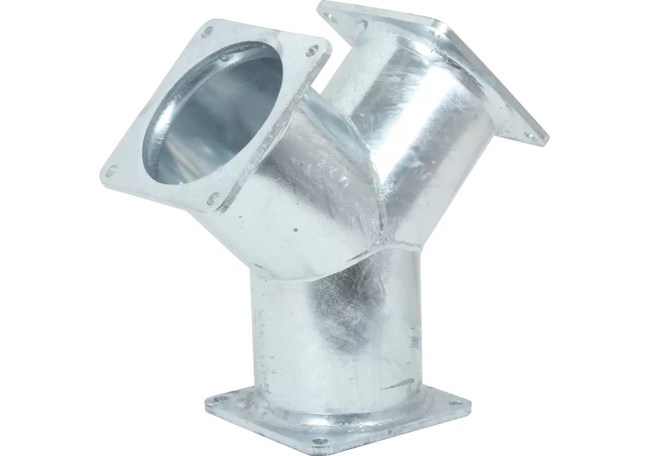 Y-Stück 3 x 6 Zoll, LA 150 mm, verzinkt GartenShop24