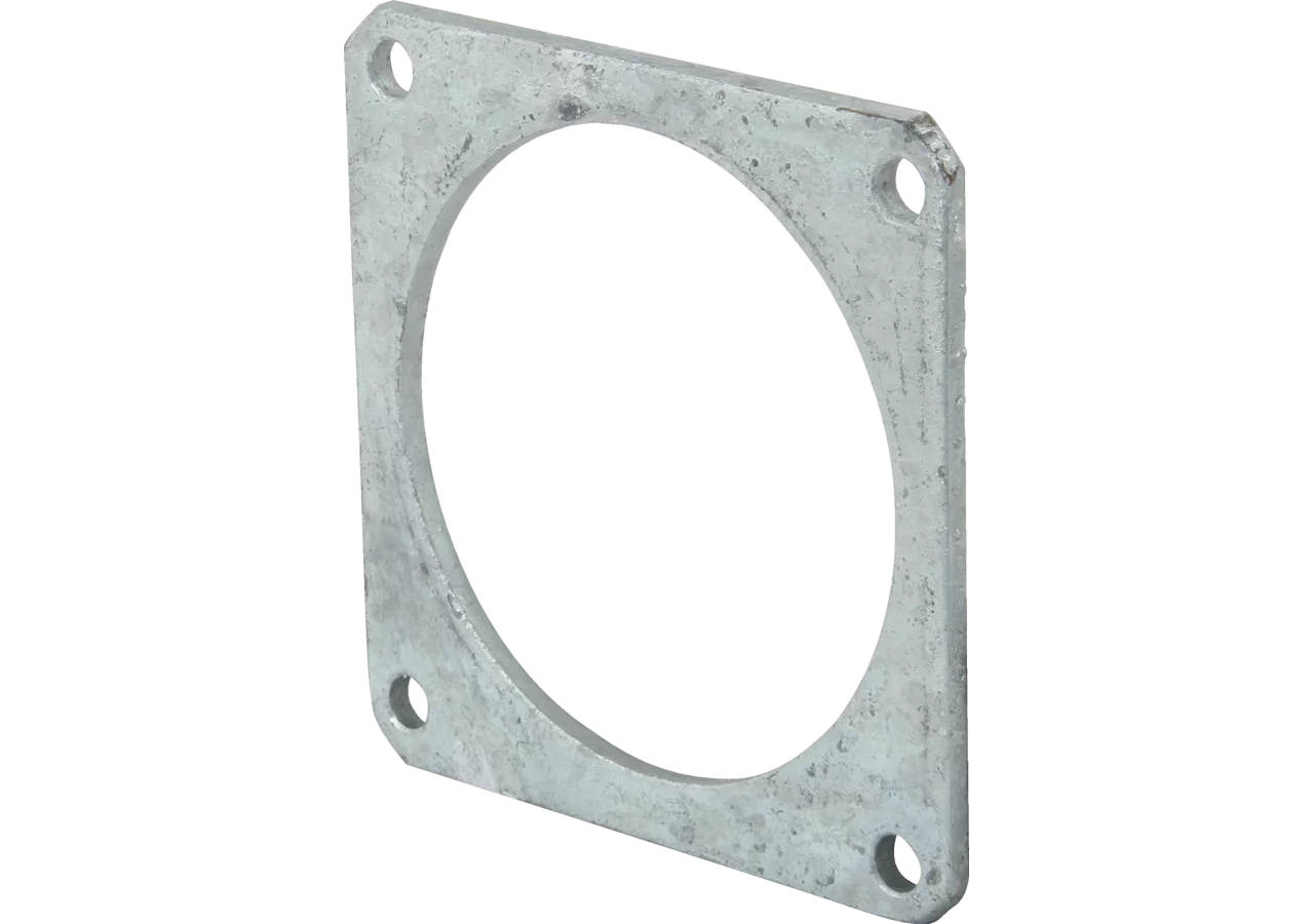 Stahlflansch für Rohrstutzen 125/140 mm, verzinkt GartenShop24