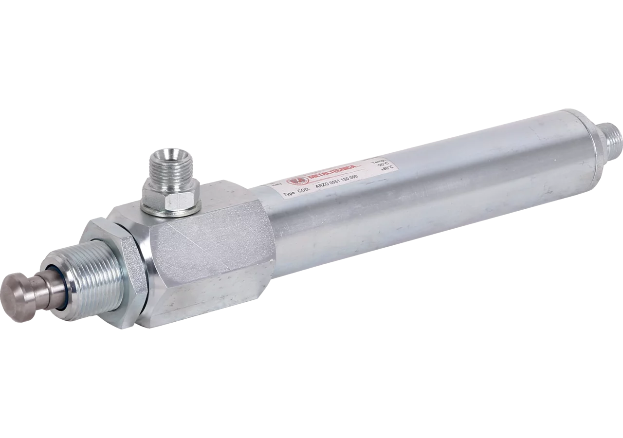 Öffnungszylinder 6 Zoll, doppelwirkend, 160 mm Hub, Kolbenstange 16 mm MZ 0551 MZ