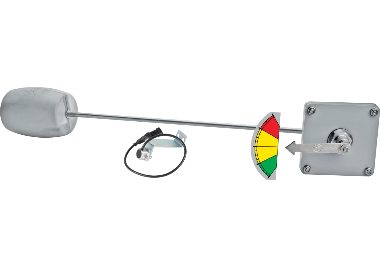 Füllstandsanzeiger L 1.025 mm, Edelstahl mit Sensor MZ 0434S MZ