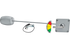 Füllstandsanzeiger L 1.325 mm, Edelstahl mit Sensor MZ 0434S MZ