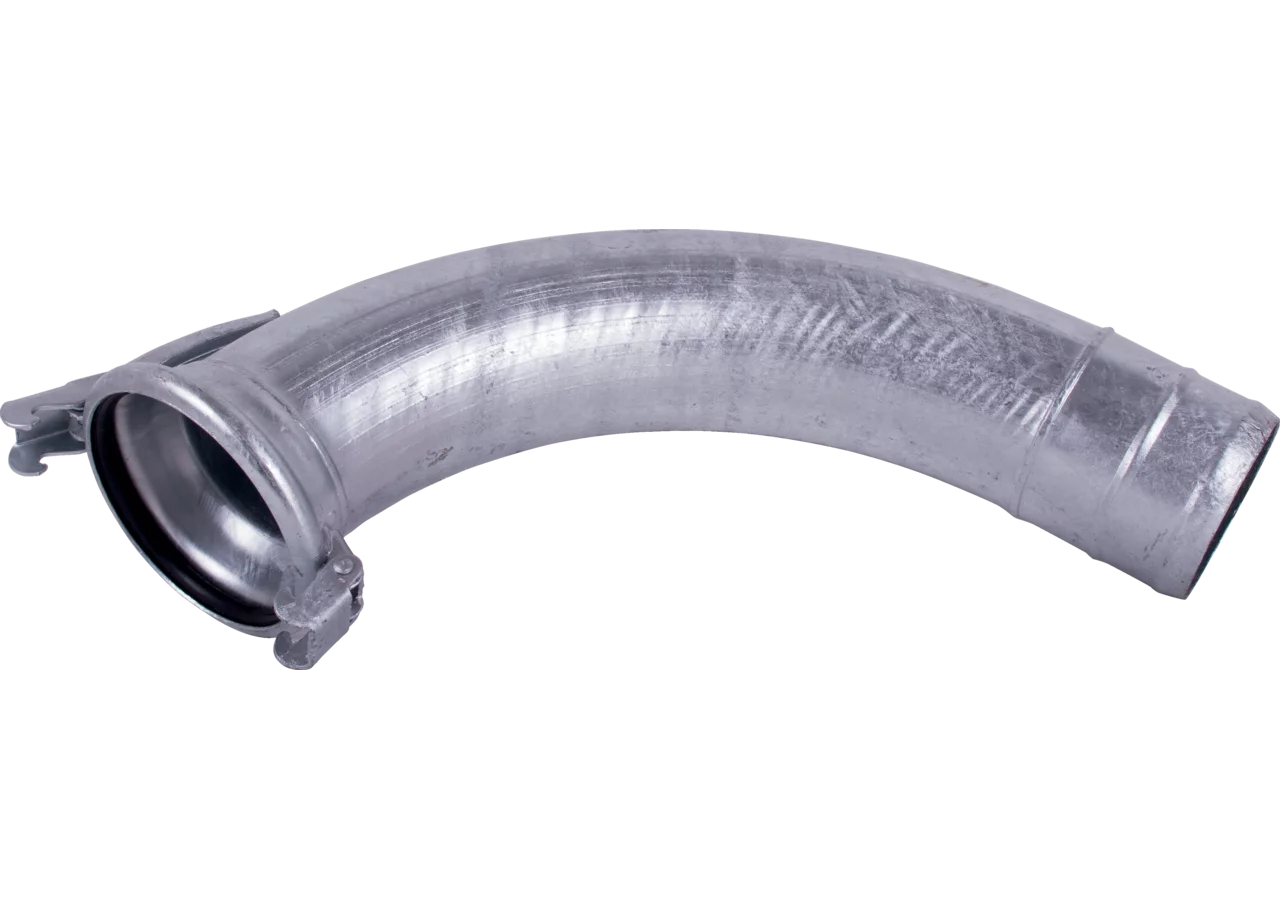 MT Rohrbogen ital. System, 90 Grad, 6 Zoll, für Schlauch 152 mm verzinkt mit Dichtring GartenShop24