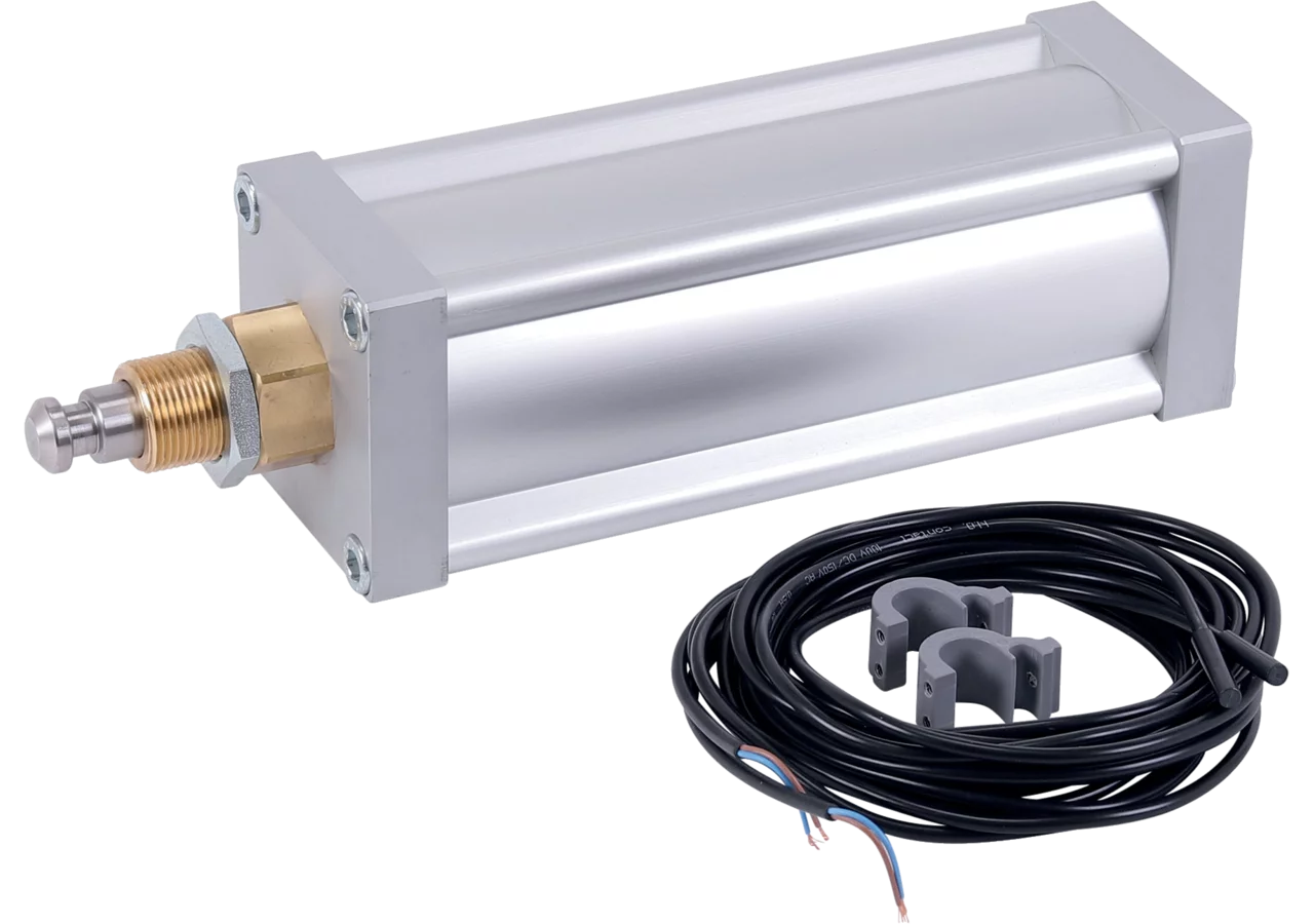 Pneumatikzylinder 4 Zoll, doppelwirkend, mit Reedkontakt MZ 0571 MZ