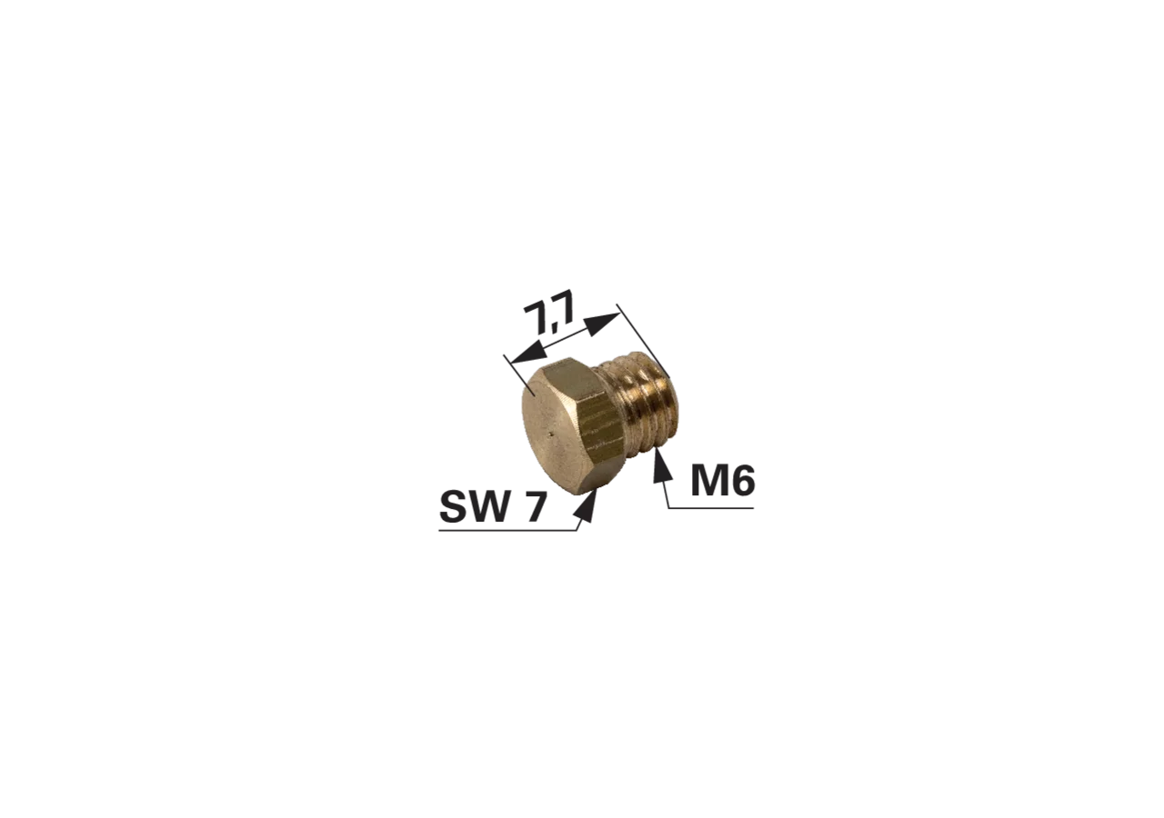 Stopfen M6, für KD-3000/14000 Hertell 01KD140037 Hertell