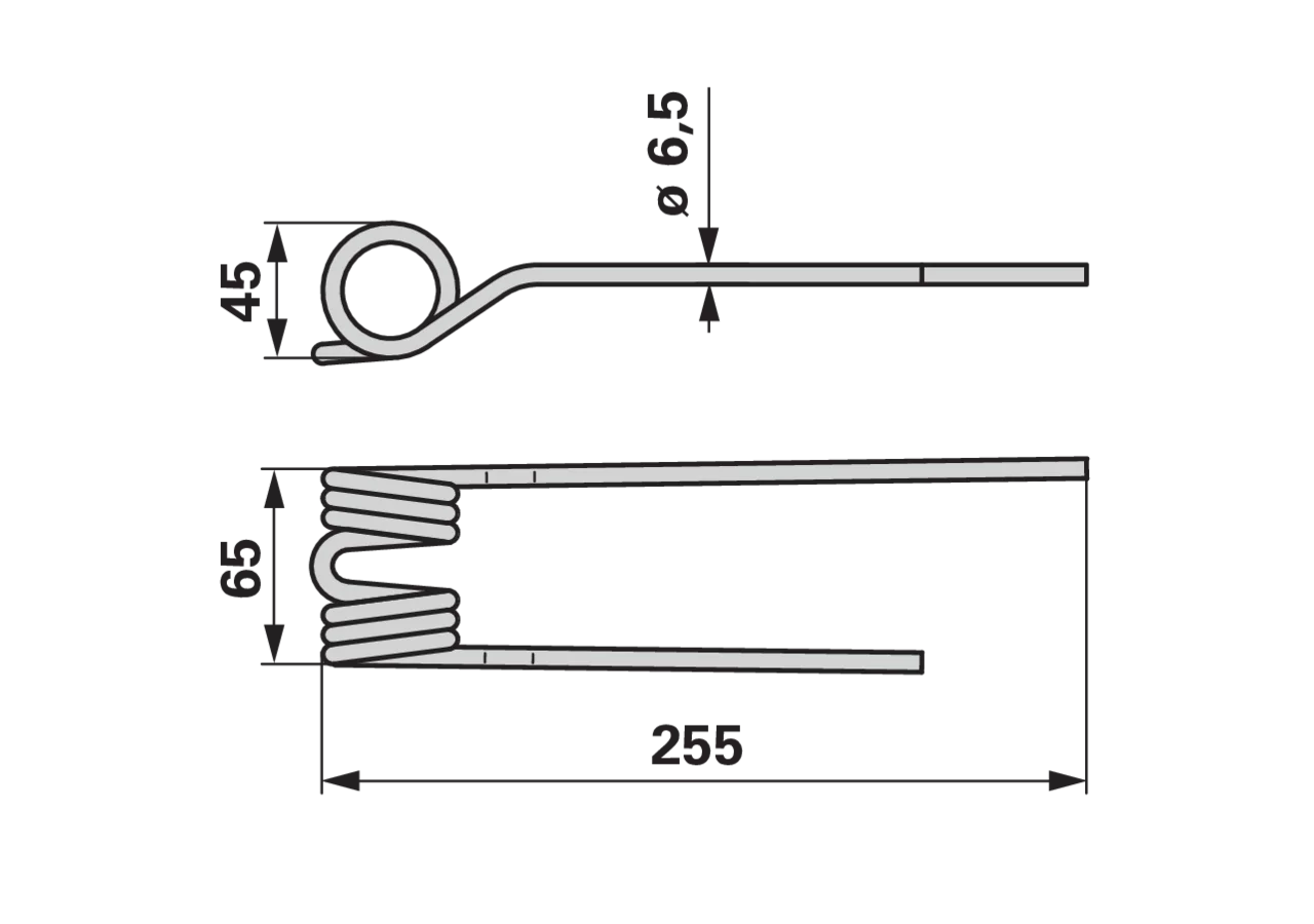 Bandrechenzinke Tiefschwarz – passend für Bucher H150047740 GartenShop24