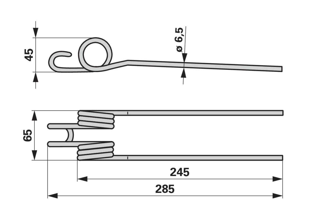 Bandrechenzinke Signalweiß – passend für Reform MKW101122 GartenShop24