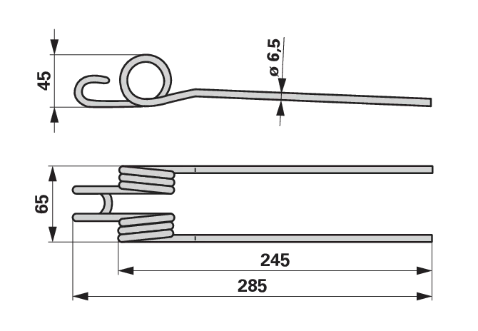 Bandrechenzinke Signalweiß – passend für Reform MKW101122 GartenShop24