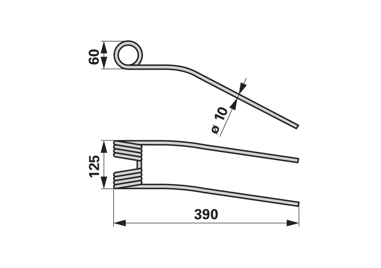 Kreiselheuerzinke Zinkgelb – passend für Niemeyer 600057 GartenShop24