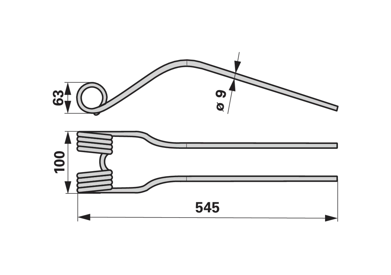 Kreiselschwaderzinke Elfenbein – passend für Krone 269042.0 GartenShop24