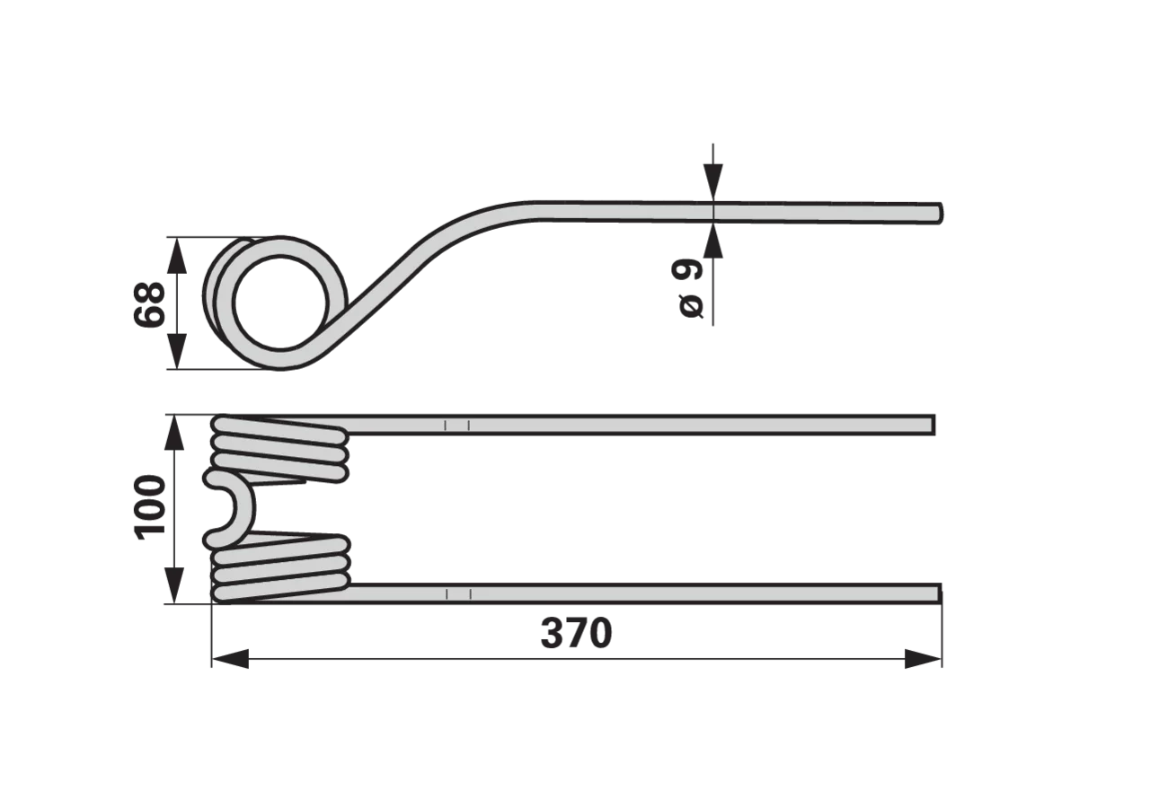 Kreiselheuerzinke Zinkgelb – passend für Rozmital 2792 GartenShop24