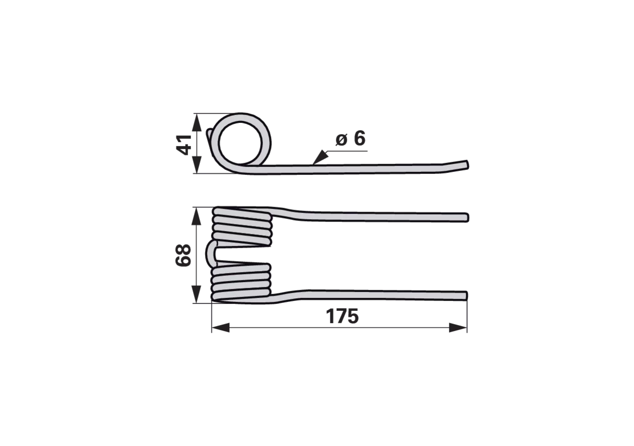 Pick-up-Zinke Seidengrau – passend für Krone 270.05.012.0 GartenShop24