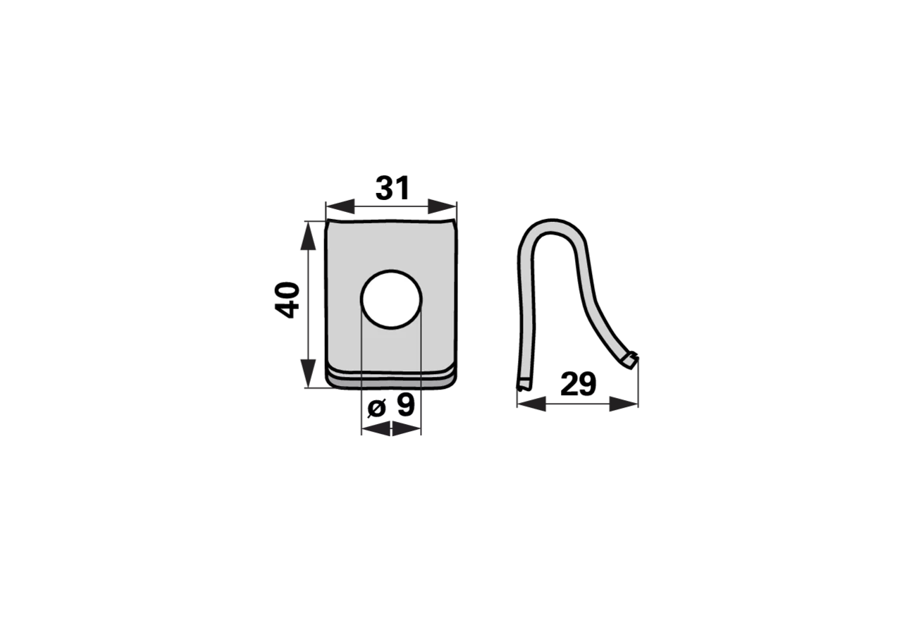 Federklemme SIP 910068107 SIP