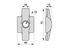 Zinkenhalter 2 Grad/-1 Grad Pöttinger 621.333 Pöttinger
