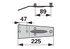 Messerhalter L 225 mm – passend für Deutz-Fahr 06580109 GartenShop24