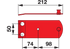Messerhalter L 212 mm – passend für Fella 121879 GartenShop24