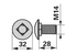 Flachrundschraube M14 x 28 mm – passend für Deutz-Fahr ET177V GartenShop24