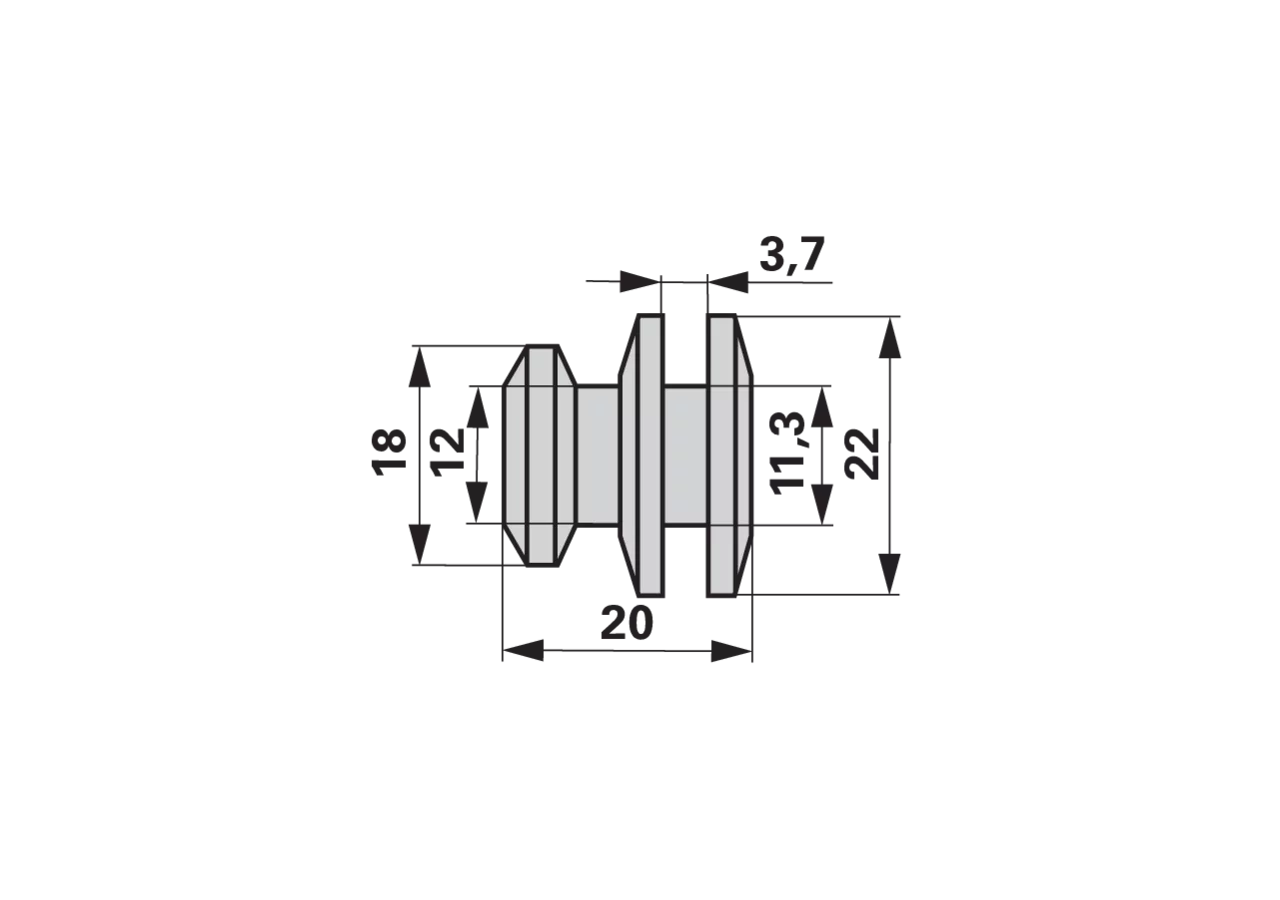 Knopf AD 22 mm – passend für Reform 0919108200 GartenShop24