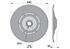 Gleitteller AD 1.000 mm – passend für Deutz-Fahr 06580818 GartenShop24