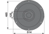 Stützteller AD 514 mm – passend für Deutz-Fahr 06586949 GartenShop24