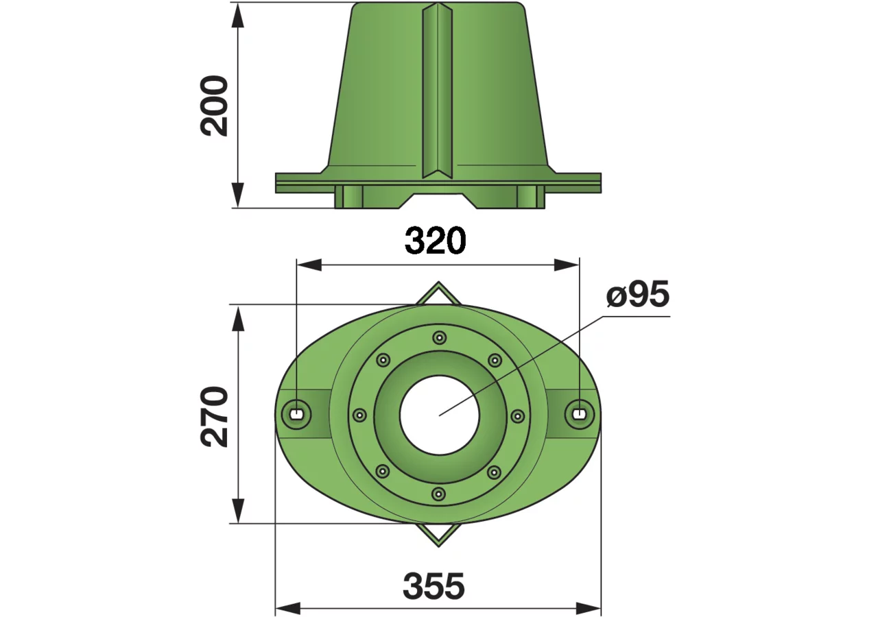 Mähtrommel L 355 x B 270 mm Krone 139895.0 Krone