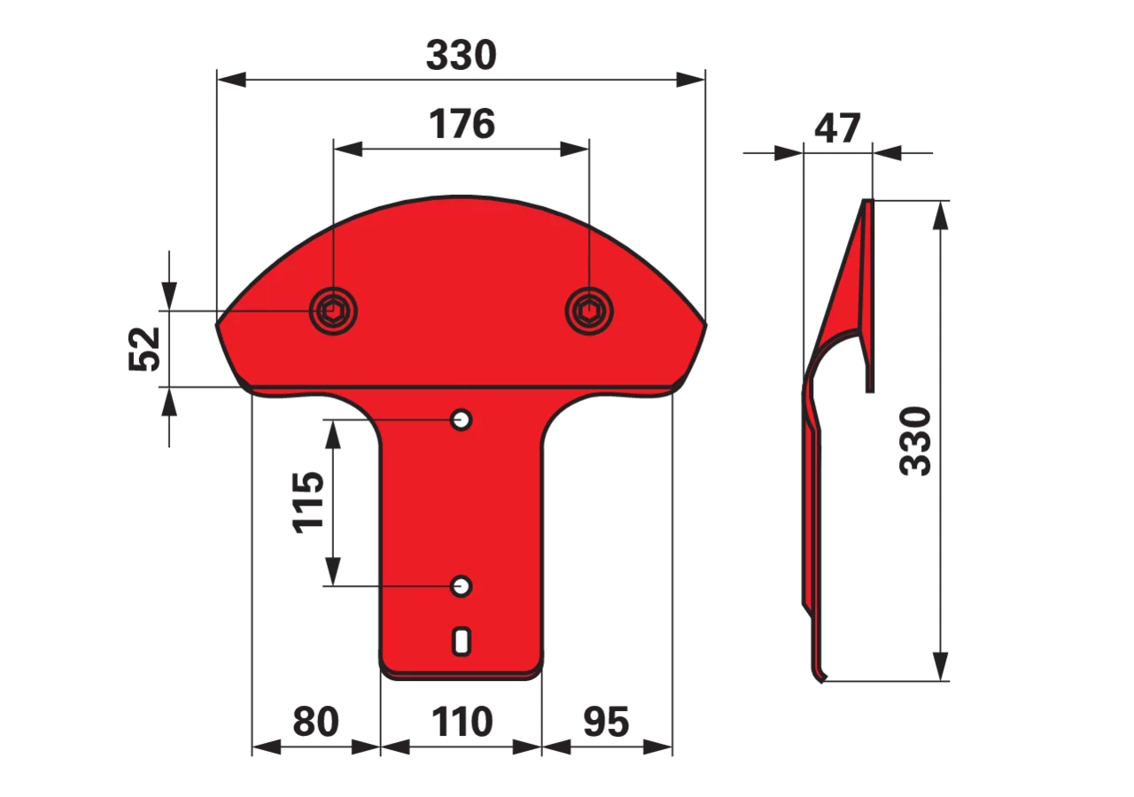 Gleitkufe – passend für Kuhn 56205800 GartenShop24