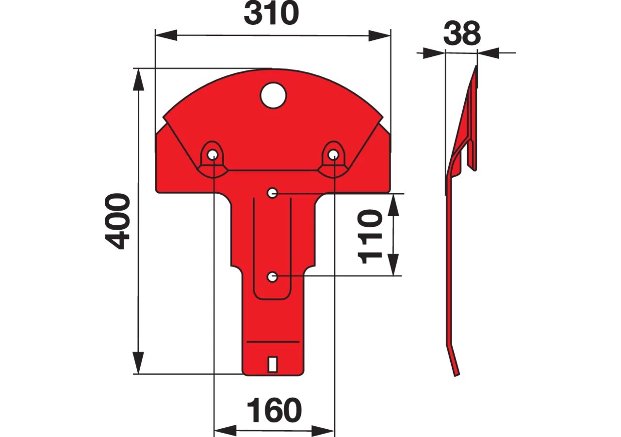 Gleitkufe – passend für Kuhn 56801420 GartenShop24