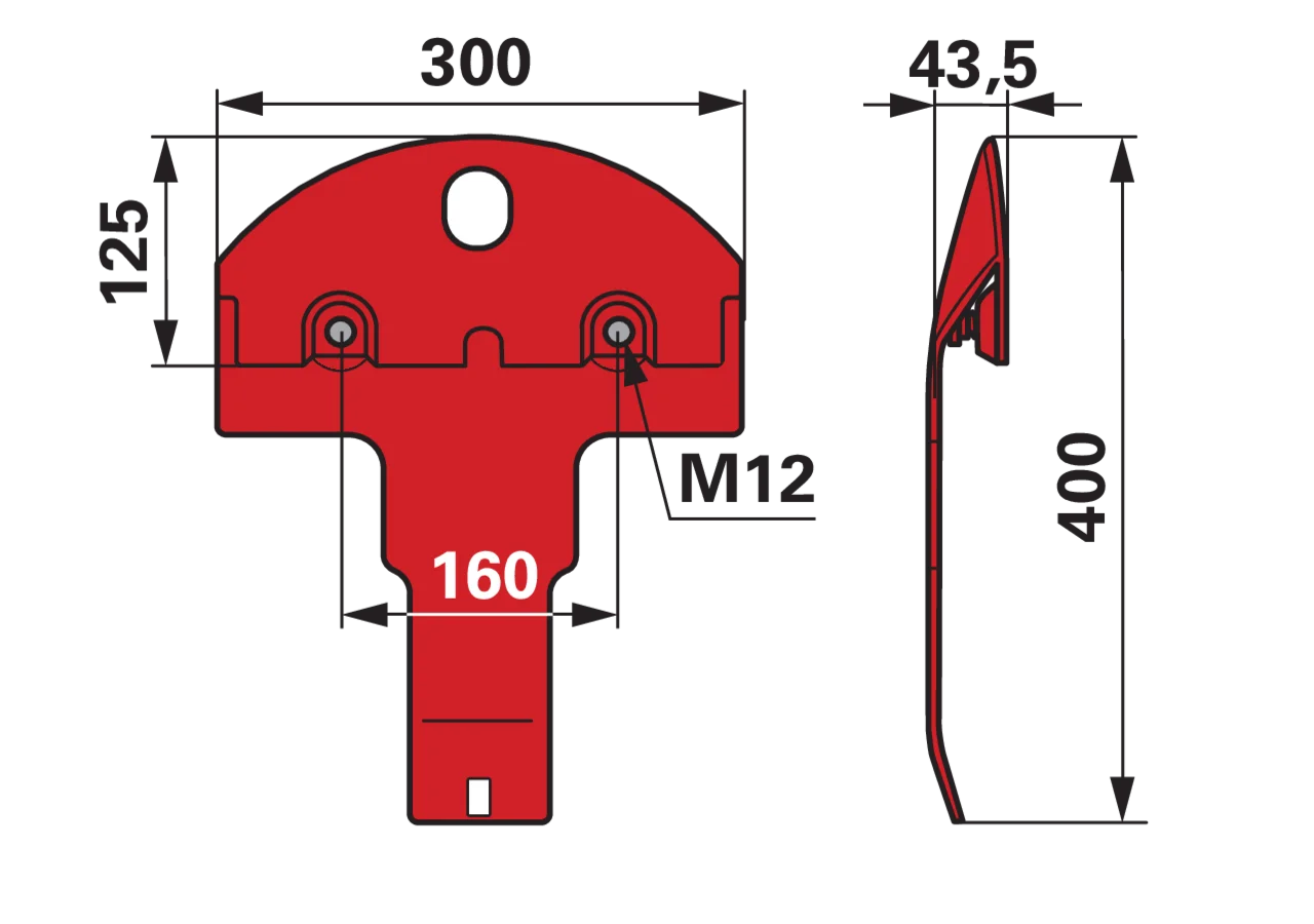 Gleitkufe – passend für Kuhn K6800590 GartenShop24