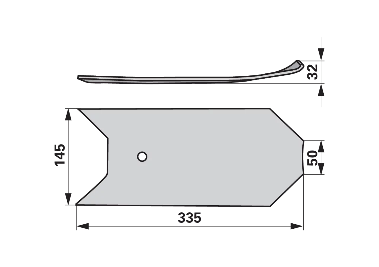 Gleitkufe – passend für Kuhn K6805620 FRANK