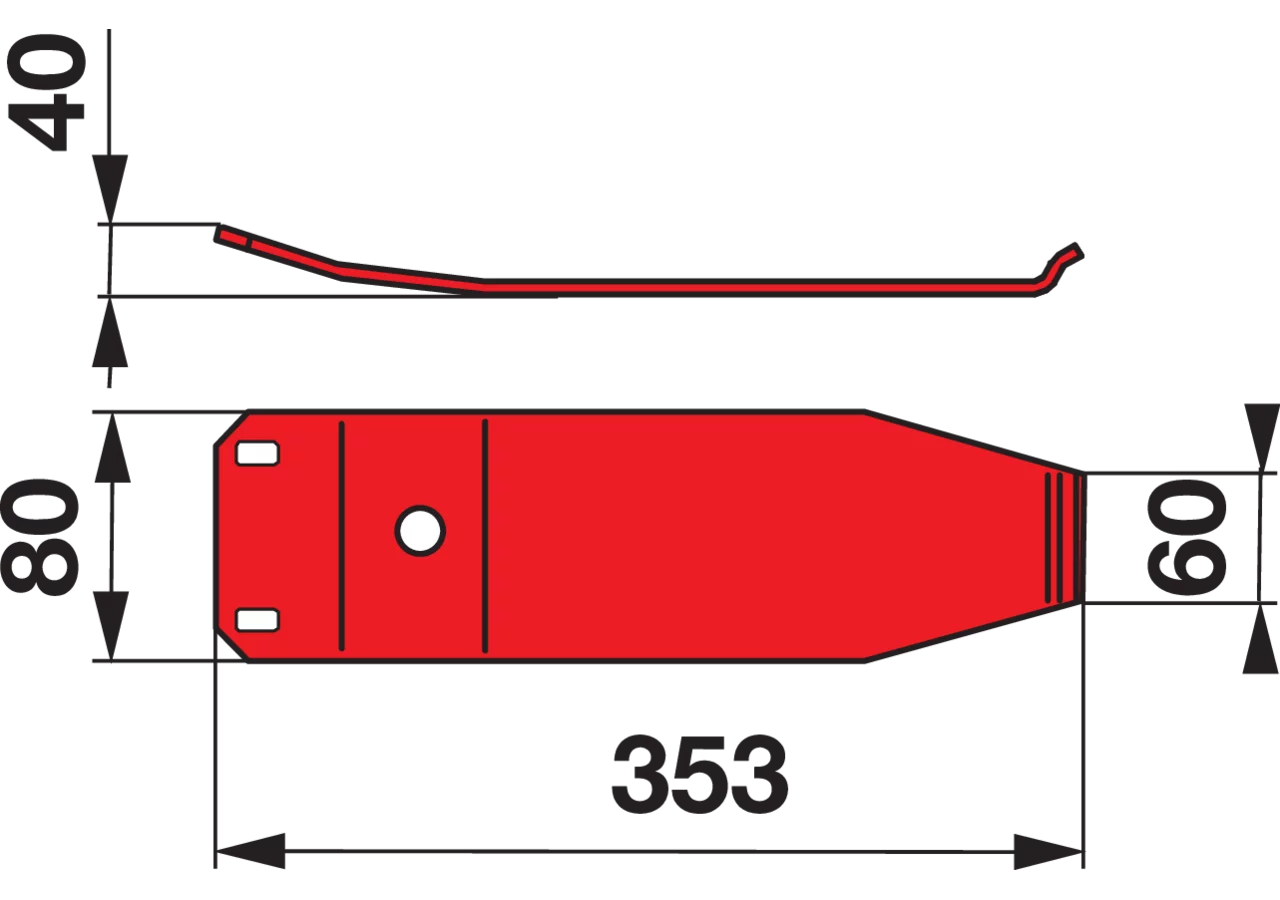 Gleitkufe – passend für Kuhn 55903900 GartenShop24