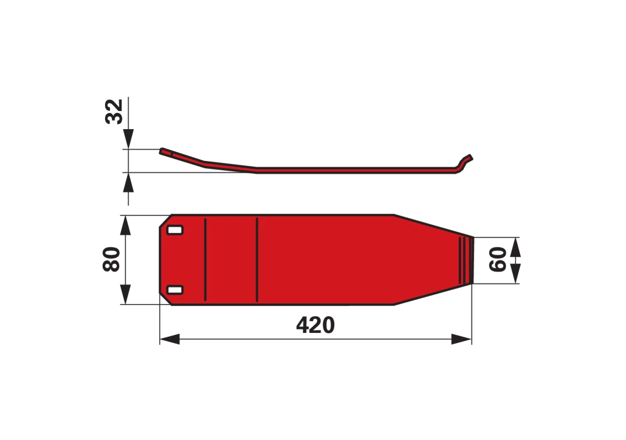 Gleitkufe – passend für Kuhn 55911400 GartenShop24