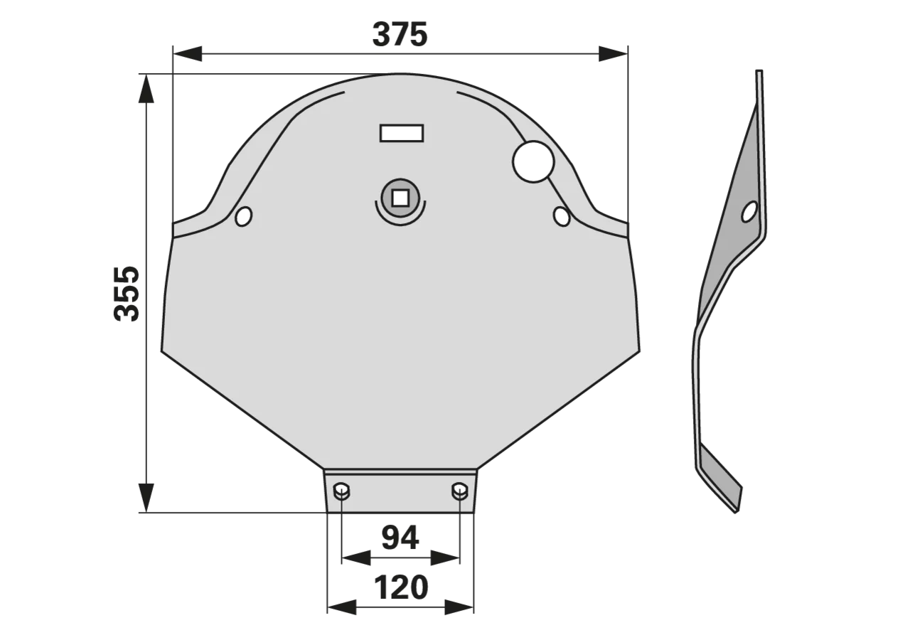 Gleitkufe – passend für Lely 4.1220.1963.0 FRANK