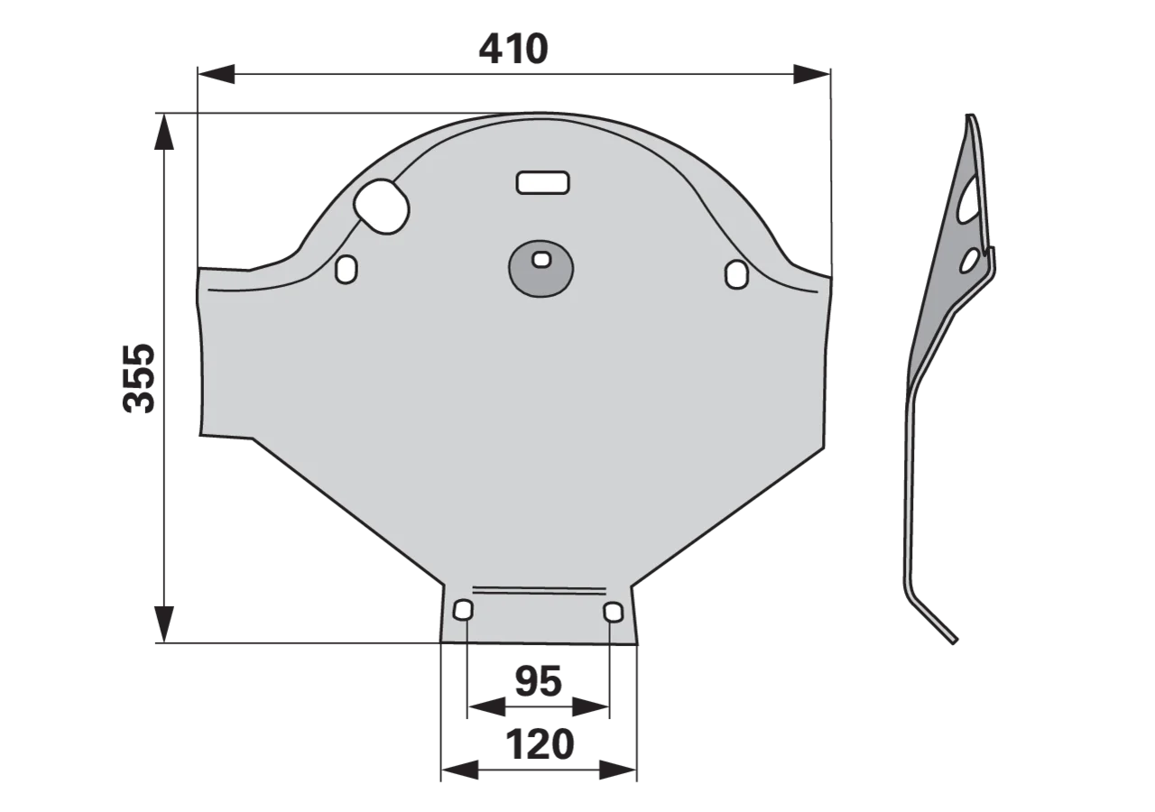Gleitkufe – passend für Lely 4.1220.1961.0 FRANK