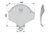 Gleitkufe – passend für Lely 4.1227.1455.0 FRANK
