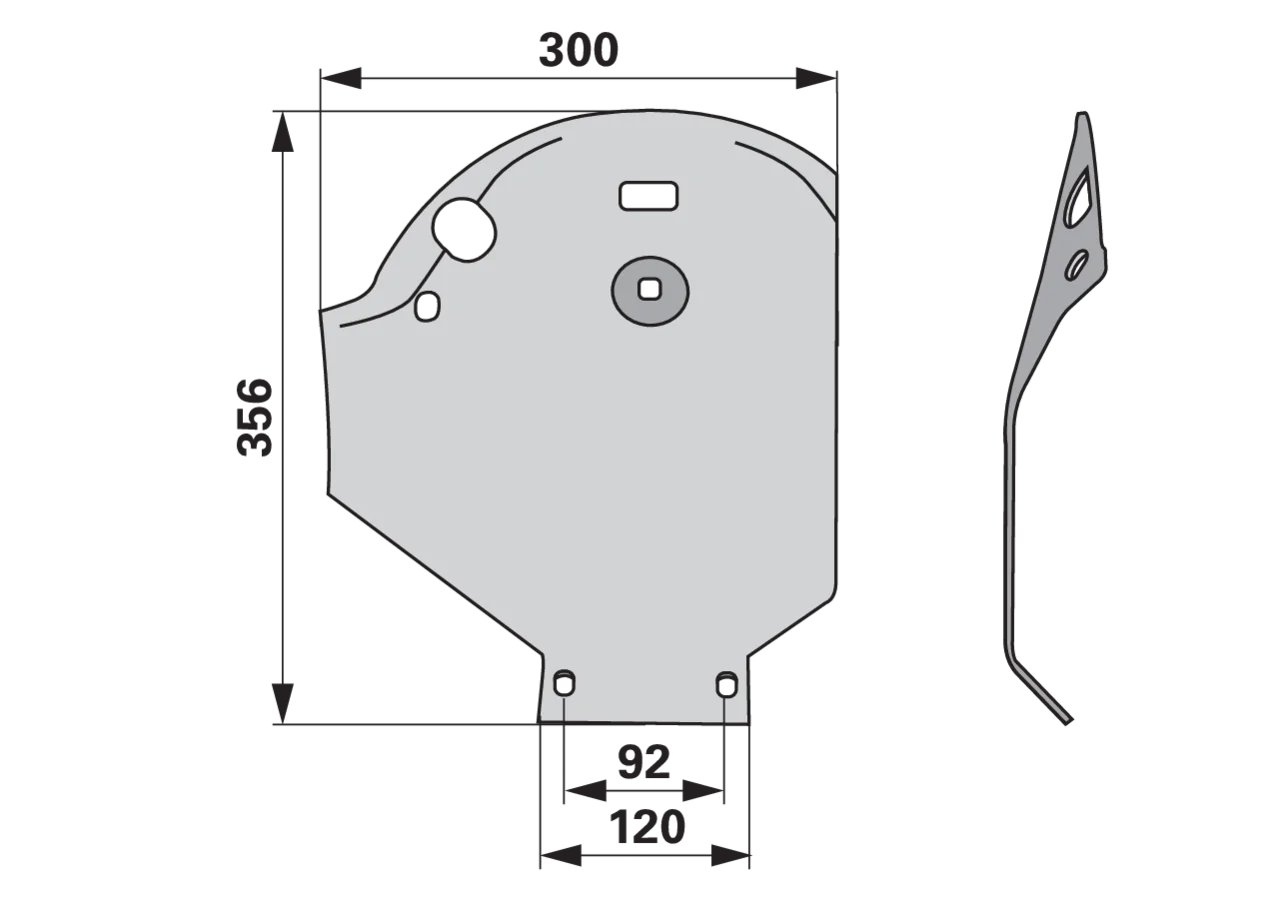 Gleitkufe – passend für Lely 4.1241.0849.0 FRANK