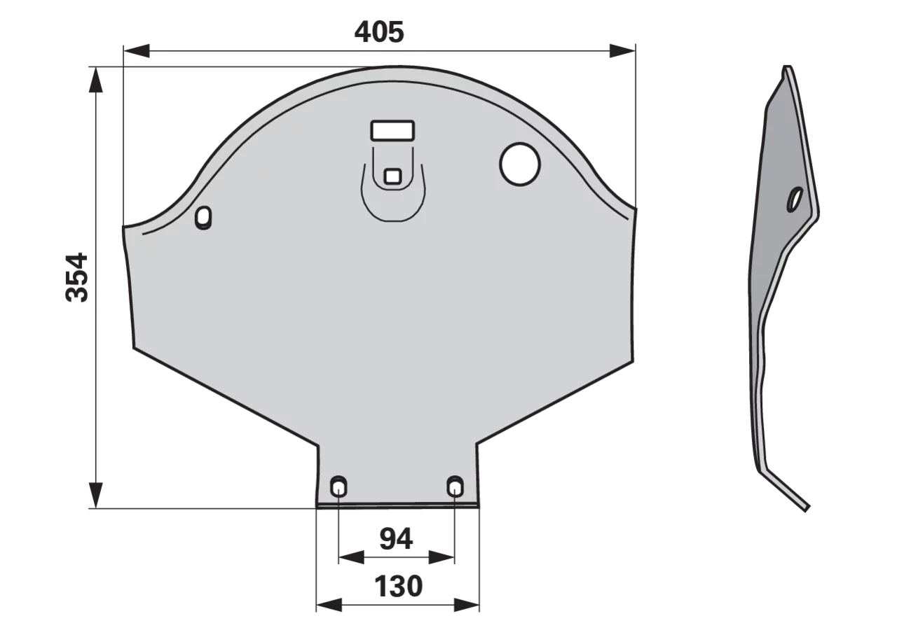 Gleitkufe – passend für Lely 4.1602.0218.0 FRANK