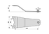 Messerhalter LA 192 mm – passend für Galfre 111210 GartenShop24