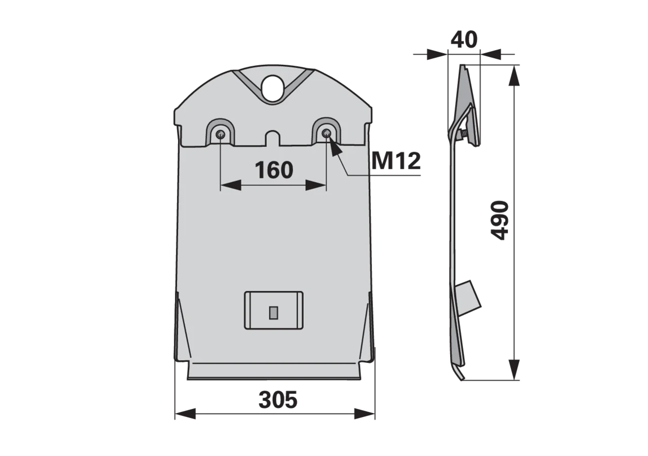 Gleitkufe – passend für Kuhn 56809120 GartenShop24
